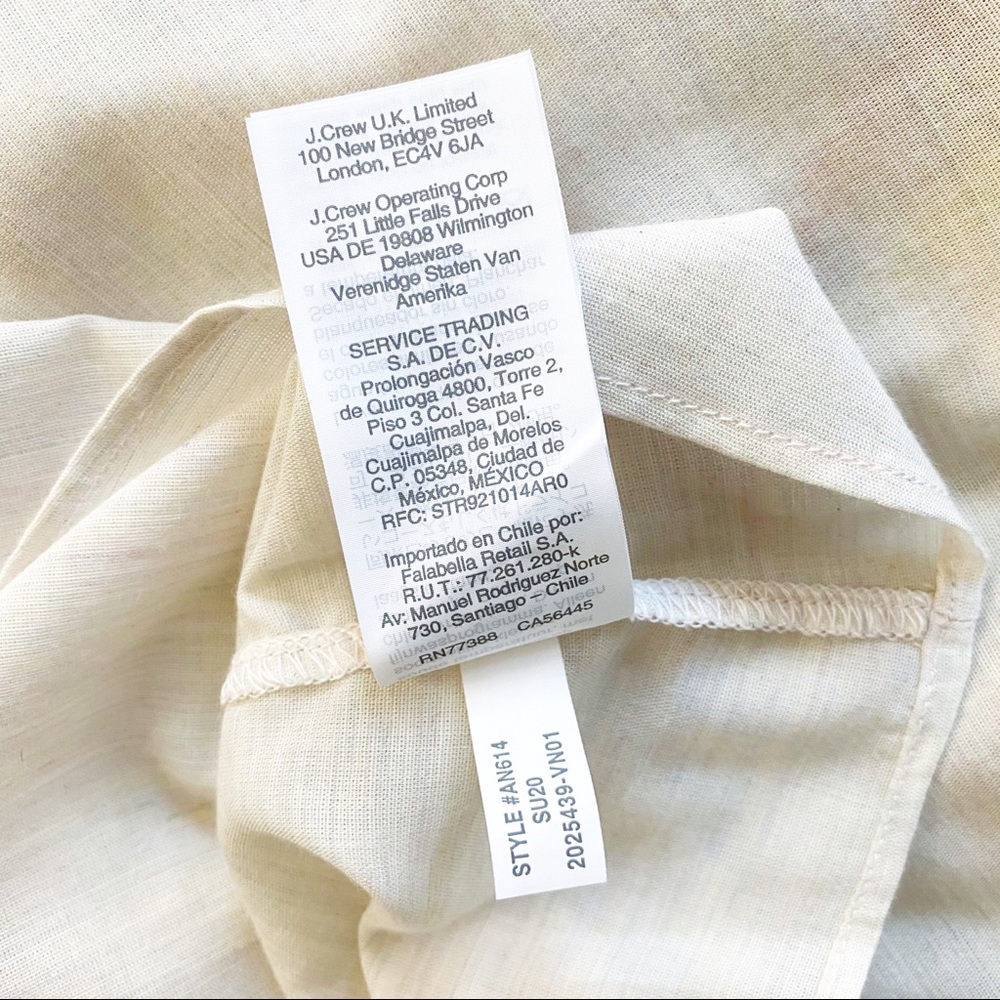 NWT Madewell Strappy Colorblock Pajama Top - Picture 7 of 10